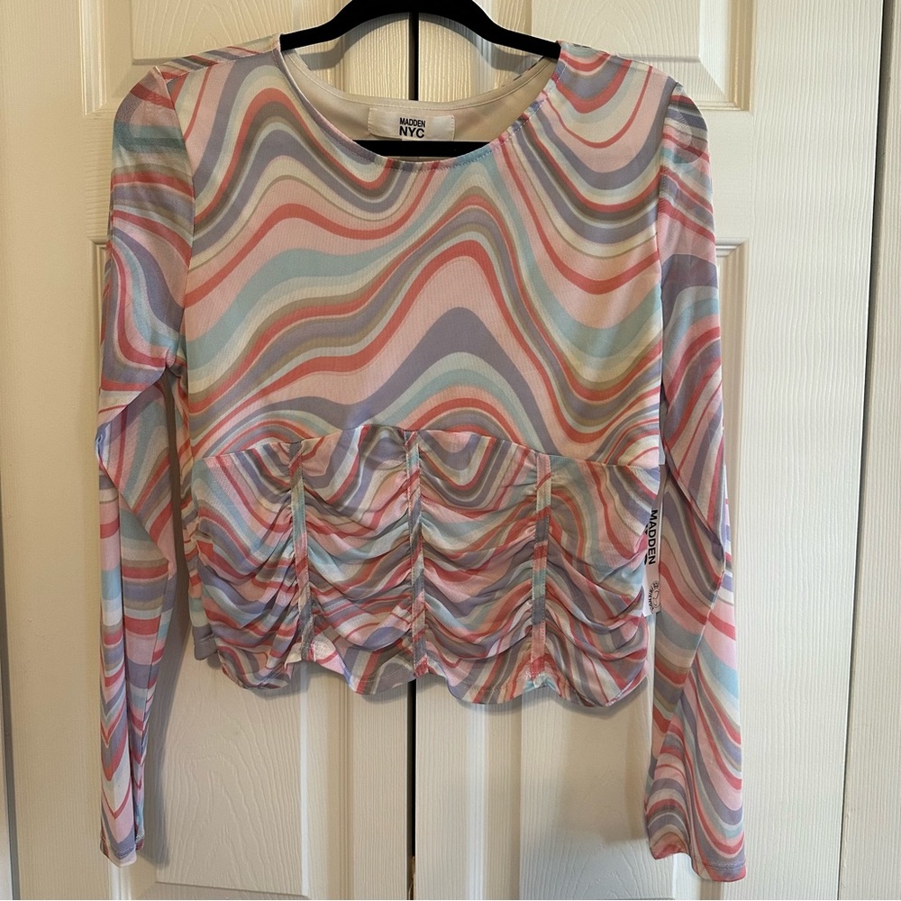 Madden NYC Retro Going Out Crop Top